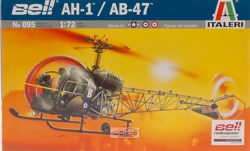 1:72 Italeri ELICOTTERO AH 1/AB-47 KIT IT0095 Modellino - Immagine 1 di 2