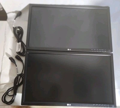 LOT of 2 LG 22MB35PY-I Monitors - Power Cables Included - No Stands - Image 1 of 4