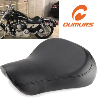 Assento solo piloto dianteiro ferro 883 1200 XL para Harley Sportster 883 1983-2003 - Imagem 1 de 4