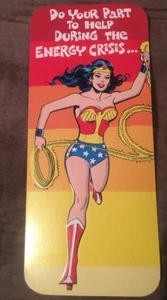 Wonder Woman 1978 Vintage Greeting Card, NOS Superman &Friends Mark I #35 - Picture 1 of 9