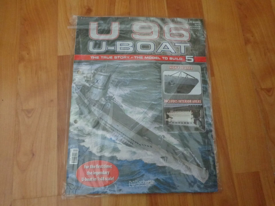 1/48 HACHETTE Costruire il Proprio U96 U-Boat Sottomarino Problema 5 Inc Parte - Immagine 1 di 2