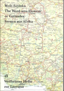 Wole Soyinka  The Word into Flowers or Grenades pbk SIGNED ~ Nobel winner - Picture 1 of 2