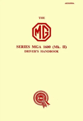 MGA 1600 MK2 –– DRIVER’S HANDBOOK - Immagine 1 di 4