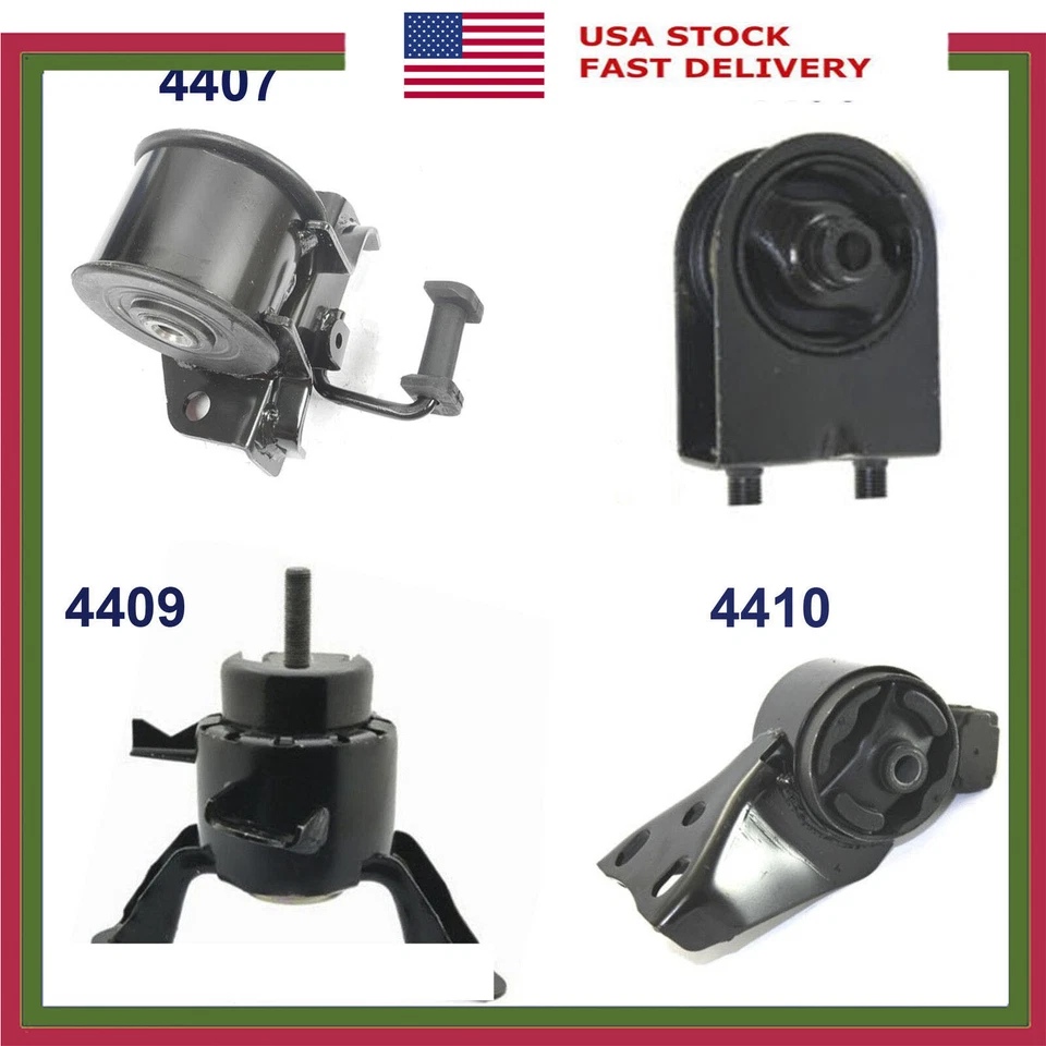 Para 02-06 Mazda MPV 3.0L V6 4407 4408 4409 4410 Motor Motor y montaje de transmisión M1362 Foto 1 de 4