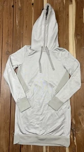 Athleta Damen Sweatshirtkleid mit Kapuze Triumph Größe Small Tall ST Farbe grau - Bild 1 von 11