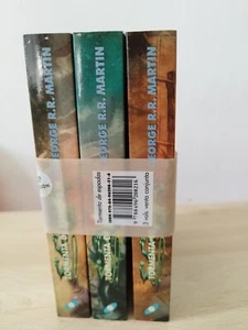 GEORGE R.R. MARTIN CANCION DE HIELO Y FUEGO 3 Tormenta de Espadas 3 LIBROS Nu - Picture 1 of 6