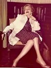 Leggy Older Woman In Chair Original Photograph Vintage Picture Big Feet Grandma