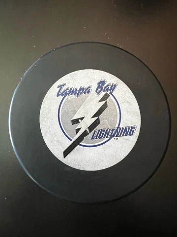 Tampa Bay Lightning hockey puck vintage throwback NHL Kucherov Stamkos Cover