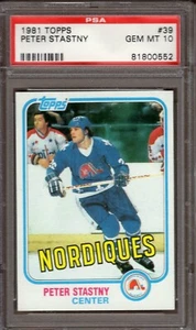 1981 Topps #39 Peter Stastny HOF RC PSA 10 - Picture 1 of 1