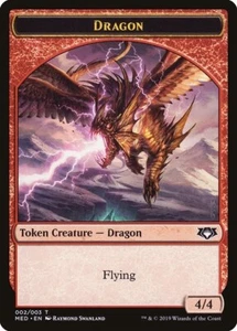 Dragon Token x1 1x War of the Spark Edición Mítica Casi Nuevo Magic The Gathering - Imagen 1 de 1