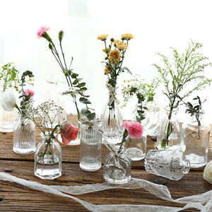 Nordic Plant Vase Wedding Decor Centerpiece Table Ornaments Transparent VasATAU