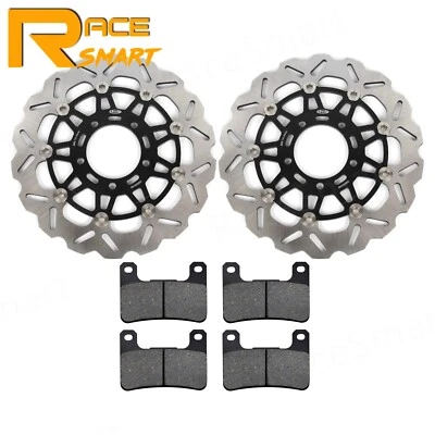 For Kawasaki Z1000 2010 2011 2012 2013 Front Brake Disc Rotors w/ Brake Pads Set - Image 1 of 4