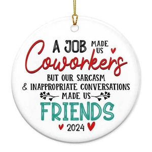 2024 Christmas Ornament, Gifts for Coworker Friends - Colleagues to Friends Chri - Picture 1 of 7