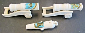 Vintage W.H. Goss Crested China Heraldic Model 2 Mons Meg Edinburgh 1 Blackgang Lot - Bild 1 von 4
