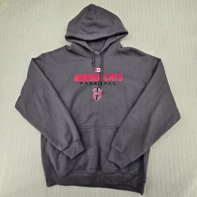 Thunder Bay 边界猫连帽衫运动衫男式大号灰色加拿大棒球 — 第 1/4 张图片