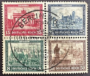 Germany 1930 Sc# B33 Souvenir Block of 4 First Day Cancel Berlin Expo - Picture 1 of 2