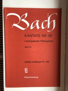 JS Bach: Cantata BWV 181 - Leichtgesinnte Flattergeister - Picture 1 of 3