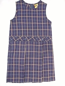 Girls R/K Purple & Tan Plaid Uniform Jumper Dress Reg. &plus Sizes 7 - 12 1/2 - Picture 1 of 6