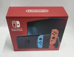 Nintendo Switch 32GB Handheld Console - Neon Red/Neon Blue - Picture 1 of 6