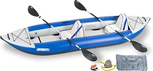Sea Eagle 300X Deluxe Package Explorer Kayak Class 4 Whitewater Self Bailing - Picture 1 of 7