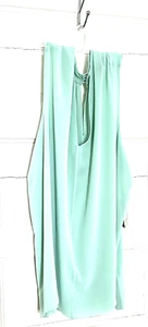 Vince Camuto Mint Green Chiffon Blouse 2X Sleeveless Downtown Oasis - Picture 1 of 8