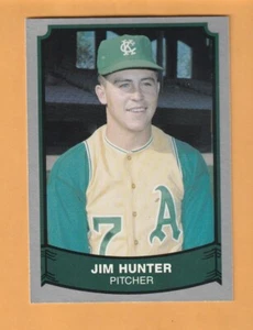Jim Catfish Hunter Kansas City A's 1989 Pacific Legends #193 Salón de la fama 8N - Imagen 1 de 2