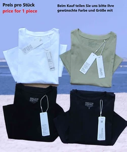 Esprit,Damen,T-Shirt,NEU Olive S,M-Blau S,M-Weiß S, Schwarz S Biobaumwolle - Bild 1 von 12
