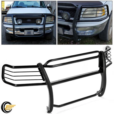 For Ford 1997-04 Expedition F-150 F-250LD Heritage Black Grill Brush Guard Steel - Image 1 of 4