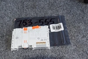 WAGO 753-555   4AO 4-Channel Analog Output  I/O Module 4…20mA 12bits #214415-BC3 - Picture 1 of 3