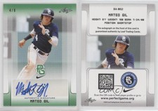 2017 Leaf Perfect Game National Showcase Green /8 Mateo Gil #BA-MG2 Auto