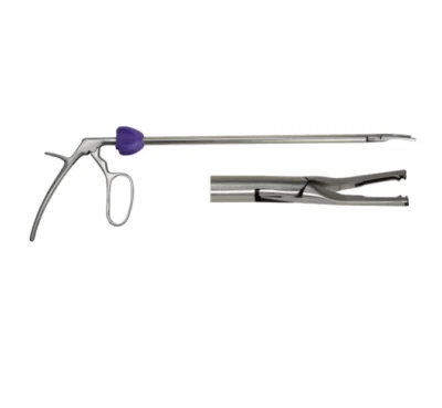 腹腔镜 Hemo 锁夹涂抹器 10 毫米可旋转固定双动作颚 — 第 1/4 张图片