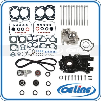 Head Gasket Timing Belt for 02-05 Subaru Forester 2.5L Oil Water Pump  - Image 1 of 4