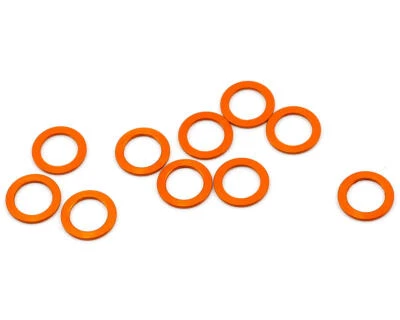 XRAY 5.3x7.8x0.5mm Aluminum Shim (Orange) (10) [XRA373120-O] - Image 1 of 2