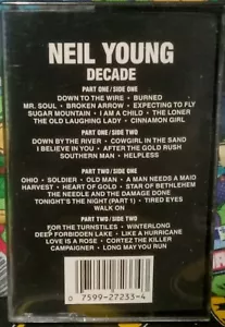 Neil Young - Decade - Part 2 (Cassette) - Picture 1 of 4