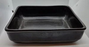 Hubert SC 12 Stoneware Rectangular Baking Dish Black 12 X 10 Cinti Ohio 45203 - Picture 1 of 11