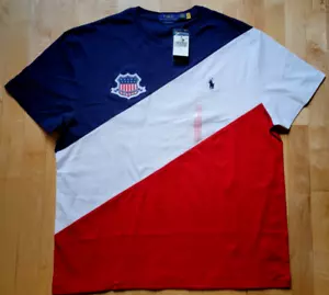 Polo Ralph Lauren Herren XXL USA RL Paris Olympiade T-Shirt WM Neu mit Etikett - Bild 1 von 16