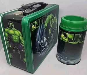2003 Metal Hulk Lunch Box with Thermos by Neca - Picture 1 of 8