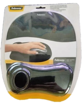 Fellowes Mouse Pad w / Wrist Rest Nonskid Back  872419 - Image 1 of 2