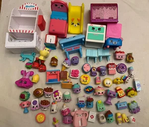 Shopkins Lot Figures Furniture 65+ Pieces - Picture 1 of 7