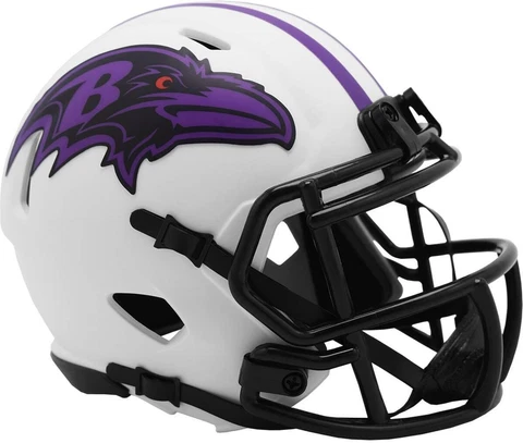 Riddell Baltimore Ravens LUNAR Alternate Revolution Speed Mini Football Helmet Cover