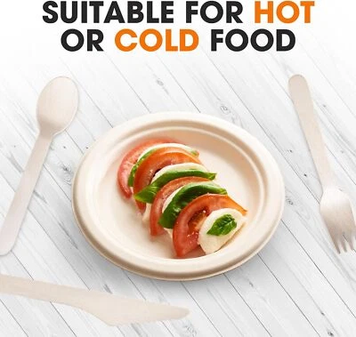 Cheer Collection Compostable 7 Inch Paper Plates - Image 1 of 4