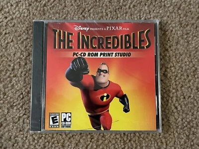 The Incredibles Print Studio (PC, 2005) New - Image 1 of 3