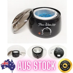 WAX POT WAX WARMER HEATER FOR HARD WAX BODY HAIR REMOVER WAXING MACHINE BLACK - Picture 1 of 5