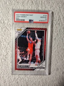 Panini Instant NBA #127 2021 rojo Josh Giddy novato/99 PSA 10 - Imagen 1 de 2