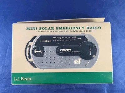 L.L. Bean Mini Solar Emergency Hand Crank Radio Survival Tool - New - Image 1 of 2