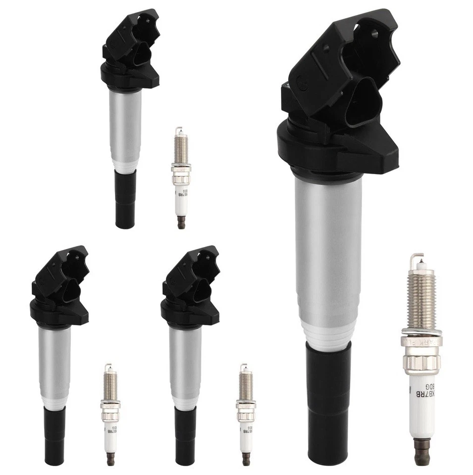 Ignition Coil UF598 Pack & Spark Plugs Set of 4 2011-2016 Mini Cooper Countryman - Image 1 of 1