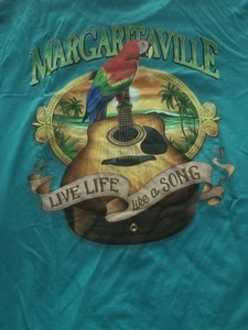NWT Jimmy Buffett's Margaritaville Green Large T-Shirt Logo PCB - Picture 1 of 5