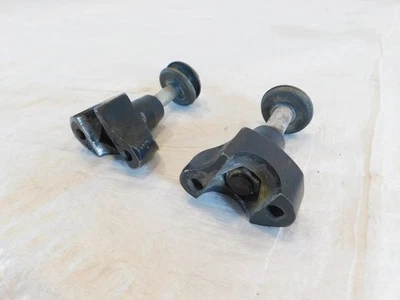 Harley Davidson Sportster 883 & 1200 & Dyna Black Handlebar Bar Riser Clamps - Image 1 of 4