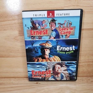 Ernest 3 Movie Triple Feature DVD Camp / Scared Stupid / Jail Widescreen - Imagen 1 de 3