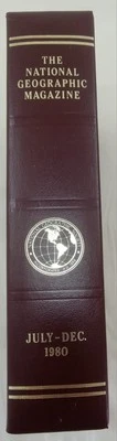National Geographic Jul–Dec 1980 | Vintage 6-Issue Set | VG+ w/ Slipcase - Image 1 of 4